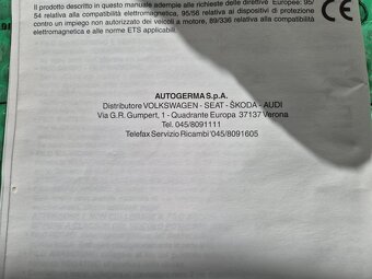 vozy VW originální univerzální autoalarm - 15