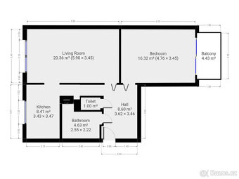 Pronájem bytu 2+kk, Zbudovská, Libuš, 20.000 Kč/měs, 66 m2 - 15