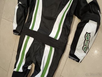 RST-Pánská kožená moto kombinéza, jednodílná - 15