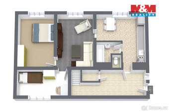 Prodej rodinného domu, 72 m² Markvarec u Hřivic - 15