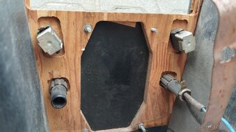 Použitý dobový středový panel na rádio - Škoda 110R erko - 15
