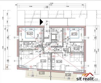 Novostavba byt 2+kk/B, 51m2, garážové stání, Praha 6 Ruzyně, - 15
