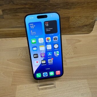 iPhone 15 Pro 128GB, modrý, 96% baterie (rok záruka) - 15