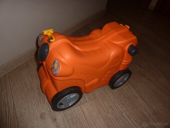 Skořepinový dětský kufr odrážedlo - motorka, 18 l - 15