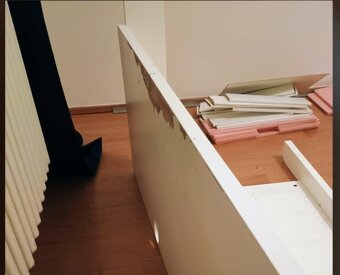 Sestava IKEA SMÅSTAD (postel+stůl se šuplíky+poličky+skříň) - 15