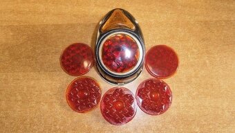 Zadní světlo odrážka žárovka kontrolka IŽ49 IŽ350 DKW - 15