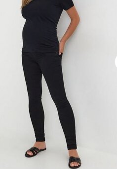 DÁM-N82_Těhotenské černé rifle (vel. 42) - 15