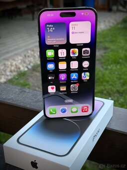 iPhone 14 Pro Max, Deep Purple, 128GB, Top Stav - 15