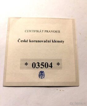 Medaile České korunovační klenoty Koruna, Žezlo, Meč - 15