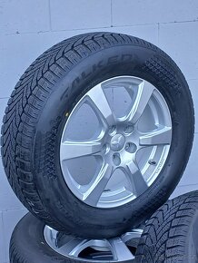 Pěkná zimní orig alu kola Mitsubishi ASX 215/65/16 vzorek 8m - 15