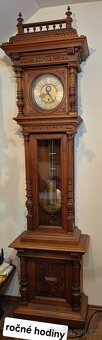 Hodiny starožitné krbove ,podlahove,nastenne rôzne - 15