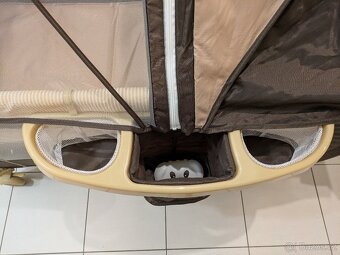 Cestovná postýlka Lionelo Sven Plus (hnědá) - 15