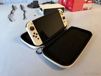 Nintendo Switch OLED, 256GB paměťová karta, obal, sklo - 15
