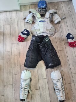 Prodám hokejové chrániče 180-195cm - 15