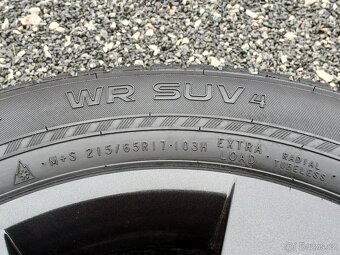 Pěkná zimní orig alu Škoda Kodiaq 215/65/17 vzorek 8mm - 15