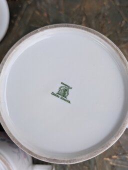 Artdeco konvice a mléčenka,Czecho-Slovakia, růže. - 15