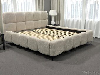 Manželská postel , uplne nový . Šedá | 180x200 , 160x200 | - 15