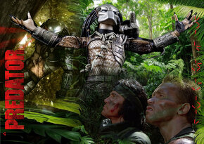 Predator – Jungle Hunter v mierke 1/4 + Mačeta "BILLY SOLE" - 15