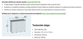 Aquarium Juwel Rio 180 bílá + skříň - 15
