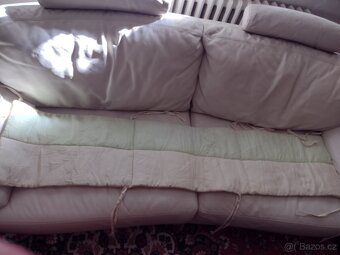 Postýlka, mantinel, nebesa, matrace, povlečení, prostěradla, - 15