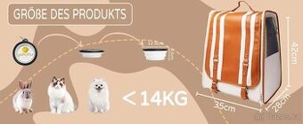 Batoh na zvířata nosnost - max. 14 kg - 15