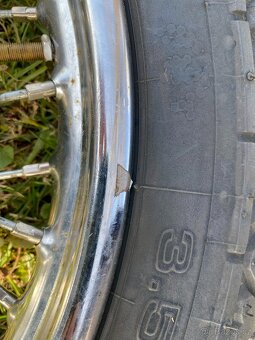 ORIGINÁL NEPOUŽITÉ ZADNÍ KOLO NA MOTOCYKL JAWA ČZ PANELKA - 15