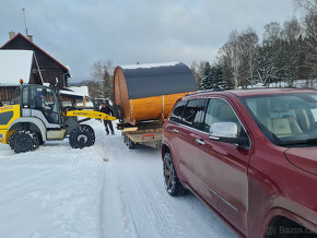 Oválná sauna s odpočívárnou - 15