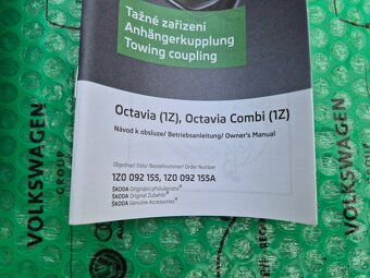 tažné zařízení odnímatelné, uzamykatelné Škoda Octavia II (1 - 15