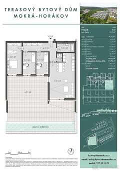 4+kk 112m2, terasa 95m2, skl.kóje 12m2 - 15