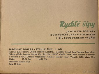 Rychlé šípy, souborné vydání I., (1970), Foglar, Fischer - 15