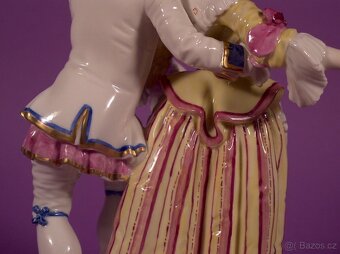 Stará porcelánová figurka z Nymphenburgu - 15