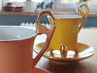 VINTAGE ESPRESSO ŠÁLKY GENEVIEVE LETHU FRANCIE - 15