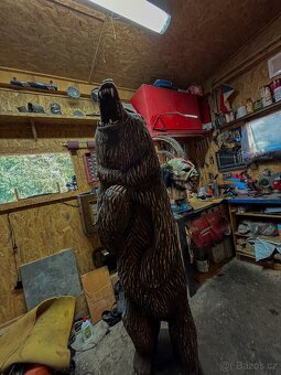 Dřevěné sochy do zahrady - 15