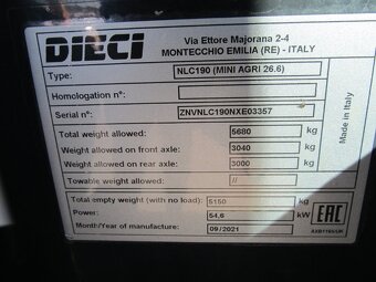 DIECI Teleskopický nakladač - 15