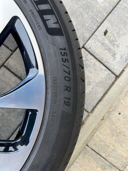 BMW i3 ALU disky + letí pneu + 2x 155/70 R19 + 2x 175/60 R19 - 15