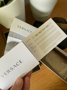 Nové luxusní sluneční černé brýle Versace - 15