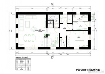 Prodej rodinného domu 5+k,  714 m2, Chlístov - 15