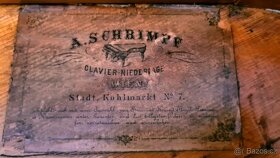 Prodám starožitný klavír, křídlo Schrimpf z 19. století - 15