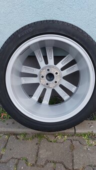 Alu kola 5x100 r17 originál vw polo letní pneu - 15