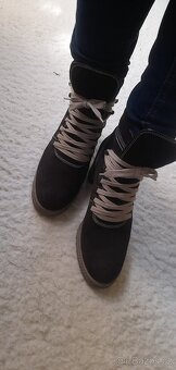 Lasocki polokozačky na blokovém podpatku - 15