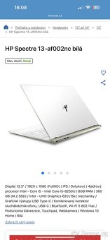HP Spectre Laptop 13” - 15