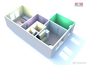 Prodej bytu 2+1, 43 m², Děčín, ul. Závodní - 15