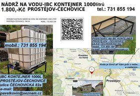 IBC KONTEJNER 1.800,-Kč PROSTĚJOV mob:731 855 194 - 15