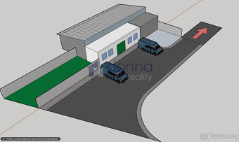 Pronájem výrobní haly, prostoru 1.500m², Praha 9 - Vinoř, - 15