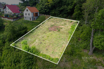 Prodej stavebního pozemku 800 m², obec Oparno, okres Litoměř - 15