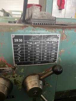 162. Hrotový soustruh SN 50B/1000 - 15