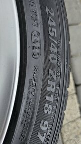 ALU KOLA AUDI S LINE 18  PNEU 245/40 R 18 - 15