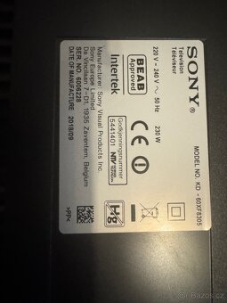 Televize Sony Bravia 2018 60 palců úhlopříčka - 15