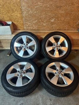 ALU Kola ŠKODA 5x112 R17 EREBUS Zimní Pneu 225/50/17 - 15