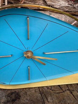 Hodiny Prim Brusel Modré "Kapka" - 15